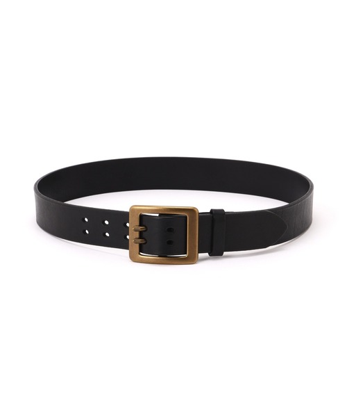AVIREX(アヴィレックス)の「《直営店限定》COW LEATHER BELT DOUBLE PIN / カウレザー ダブル ピン ベルト / AVIREX /アヴィレックス(ベルト・メンズ・ダークブラウン/ブラック/キャメル・34inch/32inch/28inch/30inch/36inch)」の1枚目の写真