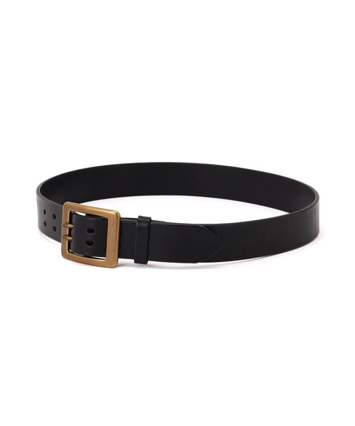 AVIREX(アヴィレックス)の「《直営店限定》COW LEATHER BELT DOUBLE PIN / カウレザー ダブル ピン ベルト / AVIREX /アヴィレックス(ベルト・メンズ・ダークブラウン/ブラック/キャメル・34inch/32inch/28inch/30inch/36inch)」の5枚目の写真