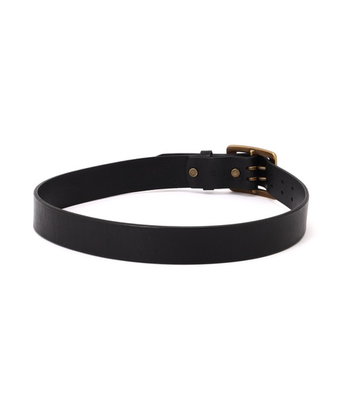 AVIREX(アヴィレックス)の「《直営店限定》COW LEATHER BELT DOUBLE PIN / カウレザー ダブル ピン ベルト / AVIREX /アヴィレックス(ベルト・メンズ・ダークブラウン/ブラック/キャメル・34inch/32inch/28inch/30inch/36inch)」の6枚目の写真