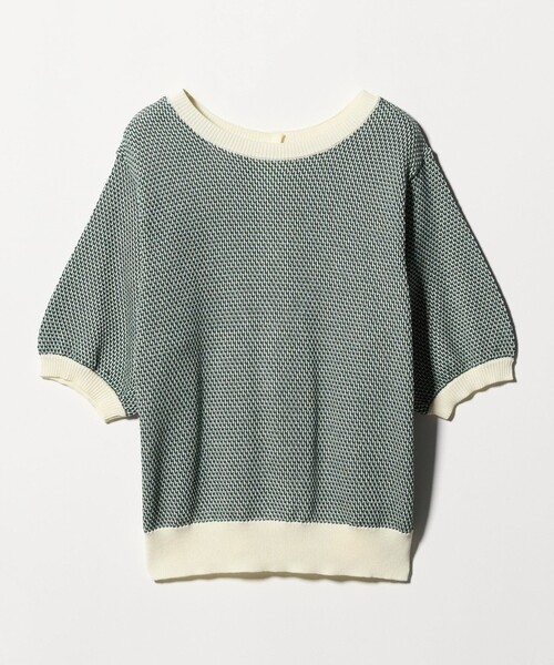 A DAY IN THE LIFE UNITED ARROWS(アデイインザライフユナイテッドアローズ)の「2トーン ジャガードニット 2WAY ‐ウォッシャブル‐<A DAY IN THE LIFE>(ニット/セーター・レディース・オレンジ/ダークグレー/ケリーグリーン/ライトブルー・FREE)」の1枚目の写真