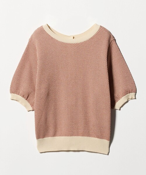 A DAY IN THE LIFE UNITED ARROWS(アデイインザライフユナイテッドアローズ)の「2トーン ジャガードニット 2WAY ‐ウォッシャブル‐<A DAY IN THE LIFE>(ニット/セーター・レディース・オレンジ/ダークグレー/ケリーグリーン/ライトブルー・FREE)」の4枚目の写真