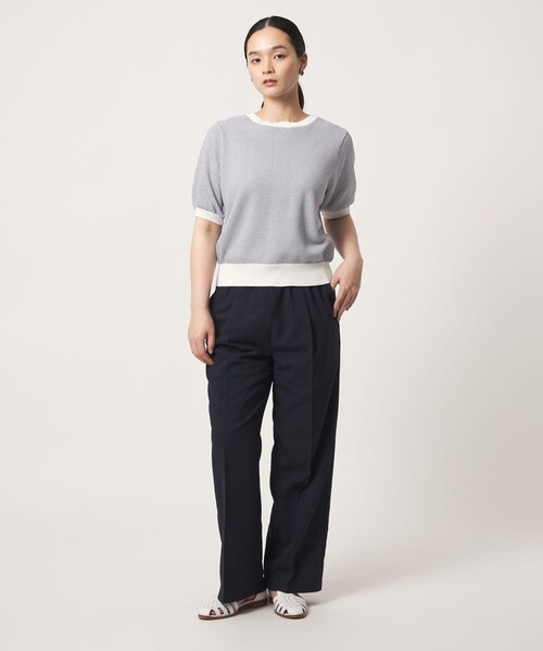 A DAY IN THE LIFE UNITED ARROWS(アデイインザライフユナイテッドアローズ)の「2トーン ジャガードニット 2WAY ‐ウォッシャブル‐<A DAY IN THE LIFE>(ニット/セーター・レディース・オレンジ/ダークグレー/ケリーグリーン/ライトブルー・FREE)」の12枚目の写真