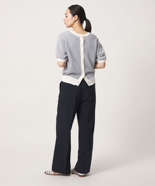 A DAY IN THE LIFE UNITED ARROWS(アデイインザライフユナイテッドアローズ)の「2トーン ジャガードニット 2WAY ‐ウォッシャブル‐<A DAY IN THE LIFE>(ニット/セーター・レディース・オレンジ/ダークグレー/ケリーグリーン/ライトブルー・FREE)」の13枚目の写真