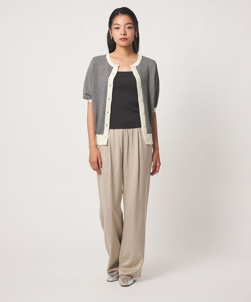 A DAY IN THE LIFE UNITED ARROWS(アデイインザライフユナイテッドアローズ)の「2トーン ジャガードニット 2WAY ‐ウォッシャブル‐<A DAY IN THE LIFE>(ニット/セーター・レディース・オレンジ/ダークグレー/ケリーグリーン/ライトブルー・FREE)」の14枚目の写真