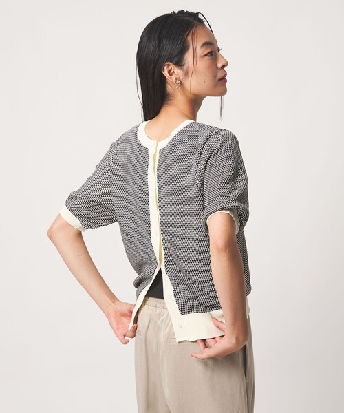 A DAY IN THE LIFE UNITED ARROWS(アデイインザライフユナイテッドアローズ)の「2トーン ジャガードニット 2WAY ‐ウォッシャブル‐<A DAY IN THE LIFE>(ニット/セーター・レディース・オレンジ/ダークグレー/ケリーグリーン/ライトブルー・FREE)」の16枚目の写真