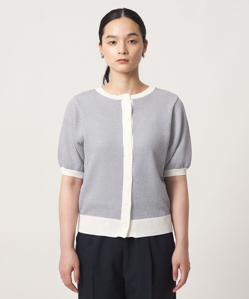 A DAY IN THE LIFE UNITED ARROWS(アデイインザライフユナイテッドアローズ)の「2トーン ジャガードニット 2WAY ‐ウォッシャブル‐<A DAY IN THE LIFE>(ニット/セーター・レディース・オレンジ/ダークグレー/ケリーグリーン/ライトブルー・FREE)」の17枚目の写真