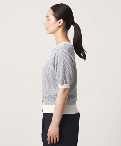 A DAY IN THE LIFE UNITED ARROWS(アデイインザライフユナイテッドアローズ)の「2トーン ジャガードニット 2WAY ‐ウォッシャブル‐<A DAY IN THE LIFE>(ニット/セーター・レディース・オレンジ/ダークグレー/ケリーグリーン/ライトブルー・FREE)」の18枚目の写真