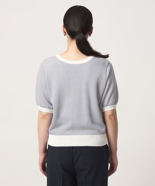 A DAY IN THE LIFE UNITED ARROWS(アデイインザライフユナイテッドアローズ)の「2トーン ジャガードニット 2WAY ‐ウォッシャブル‐<A DAY IN THE LIFE>(ニット/セーター・レディース・オレンジ/ダークグレー/ケリーグリーン/ライトブルー・FREE)」の19枚目の写真