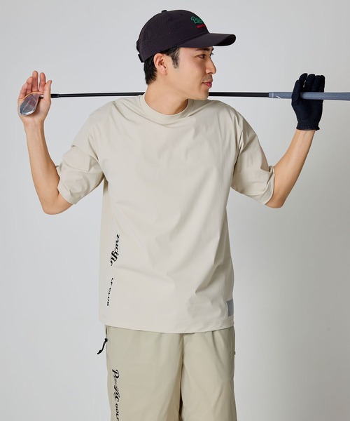 Pacific GOLF CLUB ゴルフシャツ ホワイト TAION × PGC FACTION T-shirts <Relaxed Loose>（Tシャツ/カットソー