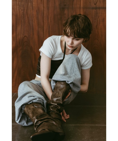 Knuth Marf(クヌースマーフ)の「western belted boots(ブーツ・レディース・ブラック/ブラウン・24/25/23)」の8枚目の写真