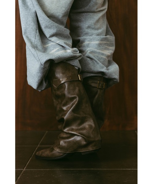 Knuth Marf(クヌースマーフ)の「western belted boots(ブーツ・レディース・ブラック/ブラウン・24/25/23)」の9枚目の写真