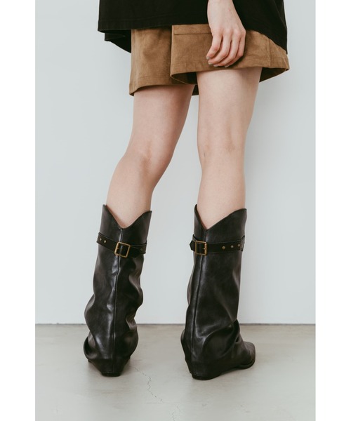 Knuth Marf(クヌースマーフ)の「western belted boots(ブーツ・レディース・ブラック/ブラウン・24/25/23)」の11枚目の写真