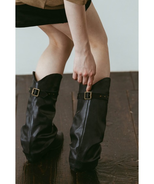 Knuth Marf(クヌースマーフ)の「western belted boots(ブーツ・レディース・ブラック/ブラウン・24/25/23)」の13枚目の写真