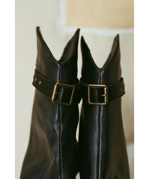 Knuth Marf(クヌースマーフ)の「western belted boots(ブーツ・レディース・ブラック/ブラウン・24/25/23)」の16枚目の写真