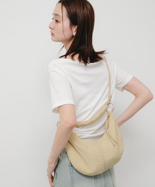 SENSE OF PLACE by URBAN RESEARCH（センスオブプレイスバイアーバンリサーチ）の「撥水 コードハンドルパフバッグ（ハンドバッグ・レディース・ブラック/レッド/ベージュ・ONE）」の13枚目の写真
