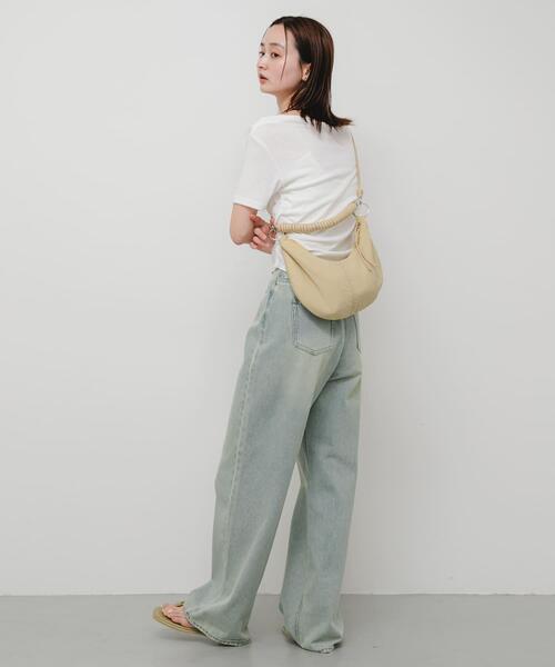 SENSE OF PLACE by URBAN RESEARCH（センスオブプレイスバイアーバンリサーチ）の「撥水 コードハンドルパフバッグ（ハンドバッグ・レディース・ブラック/レッド/ベージュ・ONE）」の14枚目の写真