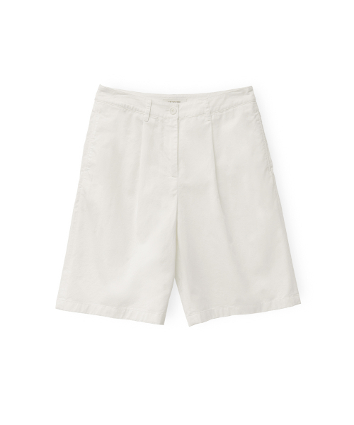 BROWNYARD(ブラウンヤード)の「W ウォッシュドハーフパンツ、アイボリー(その他パンツ・レディース・その他・1/2)」の1枚目の写真