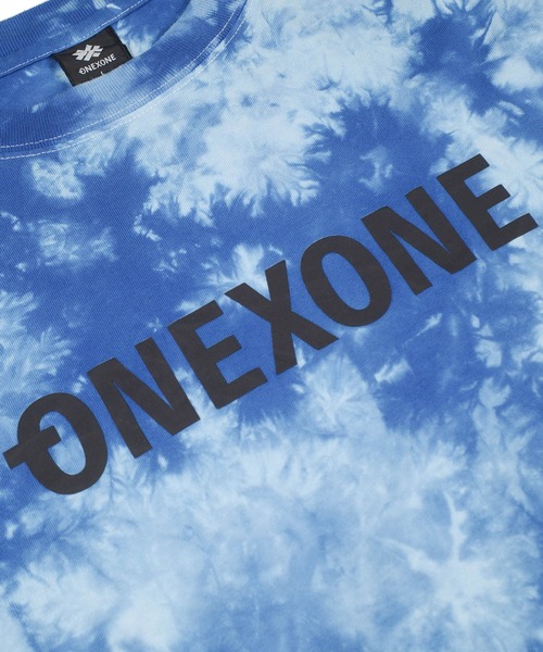 ONEXONE(ワンフォーワン)の「【ONEXONE/ワンフォーワン】タイダイボックスTシャツ(Tシャツ/カットソー・メンズ・ブルー/ブラック/ホワイト・LARGE/MEDIUM)」の7枚目の写真
