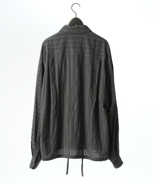 EGO TRIPPING(エゴトリッピング)の「ms6556-BRUSH-PULLOVER SHIRTS プルオーバーシャツ(616707)(シャツ/ブラウス・メンズ・ネイビー/ダークブラウン・46/48)」の7枚目の写真