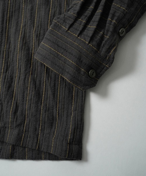 EGO TRIPPING(エゴトリッピング)の「ms6556-BRUSH-PULLOVER SHIRTS プルオーバーシャツ(616707)(シャツ/ブラウス・メンズ・ネイビー/ダークブラウン・46/48)」の10枚目の写真