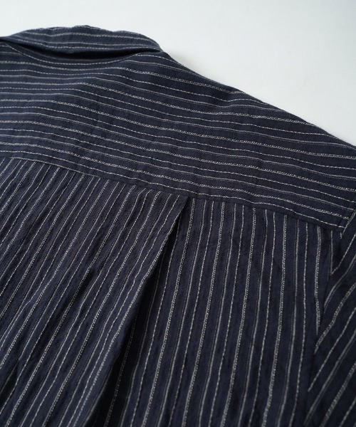 EGO TRIPPING(エゴトリッピング)の「ms6556-BRUSH-PULLOVER SHIRTS プルオーバーシャツ(616707)(シャツ/ブラウス・メンズ・ネイビー/ダークブラウン・46/48)」の19枚目の写真