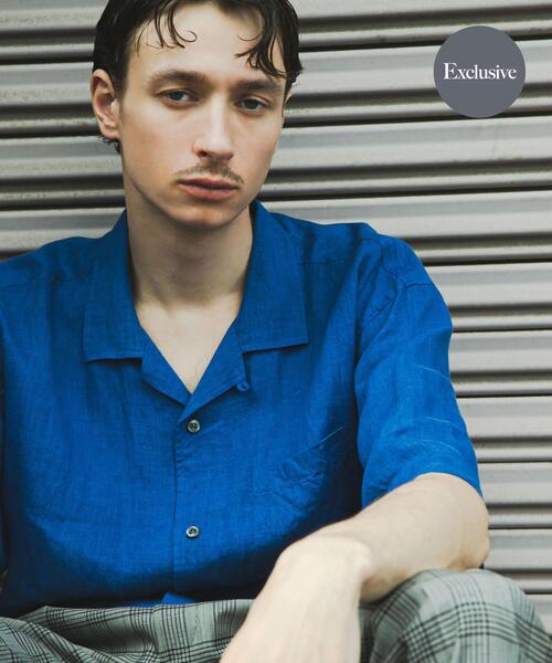 BROOKS BROTHERS(ブルックスブラザーズ)の「『別注』BROOKS BROTHERS×URBAN RESEARCH LINEN CAMP SHIRTS SHORT-SLEEVE(シャツ/ブラウス・メンズ・ブルー/ブラック/ボルドー・LARGE/MEDIUM/X-LARGE)」の2枚目の写真