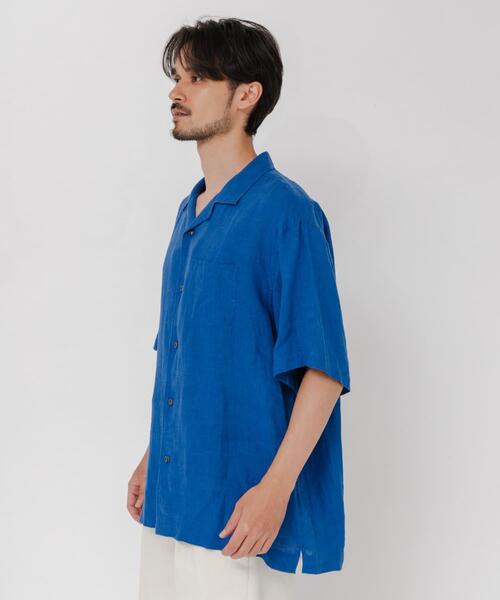 BROOKS BROTHERS(ブルックスブラザーズ)の「『別注』BROOKS BROTHERS×URBAN RESEARCH LINEN CAMP SHIRTS SHORT-SLEEVE(シャツ/ブラウス・メンズ・ブルー/ブラック/ボルドー・LARGE/MEDIUM/X-LARGE)」の10枚目の写真