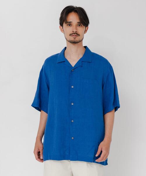 BROOKS BROTHERS(ブルックスブラザーズ)の「『別注』BROOKS BROTHERS×URBAN RESEARCH LINEN CAMP SHIRTS SHORT-SLEEVE(シャツ/ブラウス・メンズ・ブルー/ブラック/ボルドー・LARGE/MEDIUM/X-LARGE)」の11枚目の写真