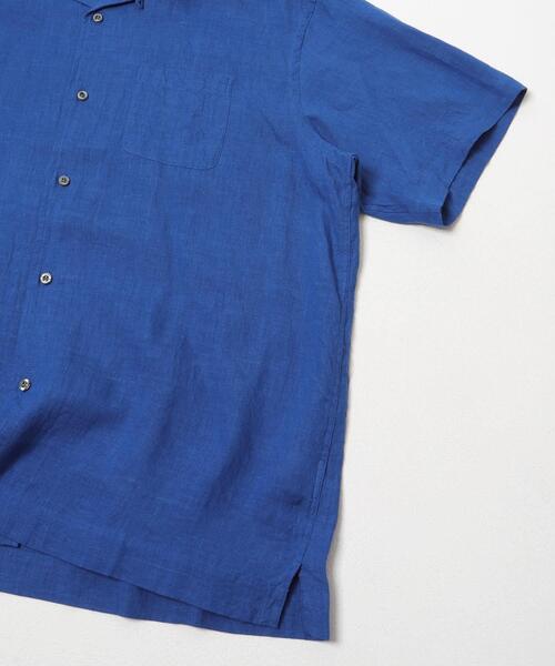 BROOKS BROTHERS(ブルックスブラザーズ)の「『別注』BROOKS BROTHERS×URBAN RESEARCH LINEN CAMP SHIRTS SHORT-SLEEVE(シャツ/ブラウス・メンズ・ブルー/ブラック/ボルドー・LARGE/MEDIUM/X-LARGE)」の16枚目の写真