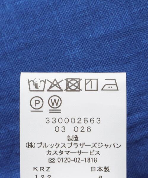 BROOKS BROTHERS(ブルックスブラザーズ)の「『別注』BROOKS BROTHERS×URBAN RESEARCH LINEN CAMP SHIRTS SHORT-SLEEVE(シャツ/ブラウス・メンズ・ブルー/ブラック/ボルドー・LARGE/MEDIUM/X-LARGE)」の21枚目の写真