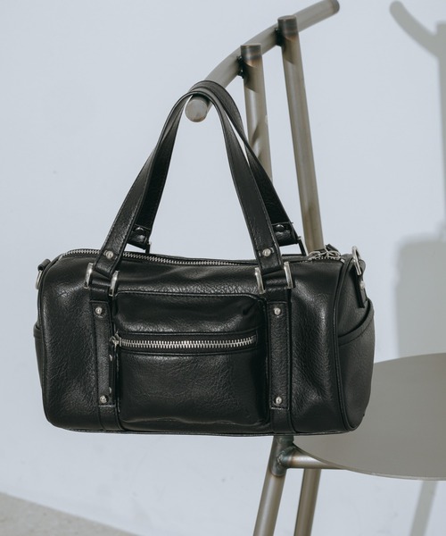 PAGEBOY(ページボーイ)の「【2WAY仕様】スタッズミニボストンバッグ(ショルダーバッグ・レディース・ブラック/ガンメタ・FREE)」の19枚目の写真