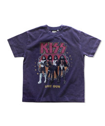 MAINBOOTH（メインブース）の「[KISS] ラブガンTシャツ（ディープパープル）（Tシャツ/カットソー）」