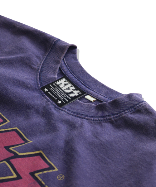 MAINBOOTH（メインブース）の「[KISS] ラブガンTシャツ（ディープパープル）（Tシャツ/カットソー・レディース・その他・1/2/3）」の3枚目の写真