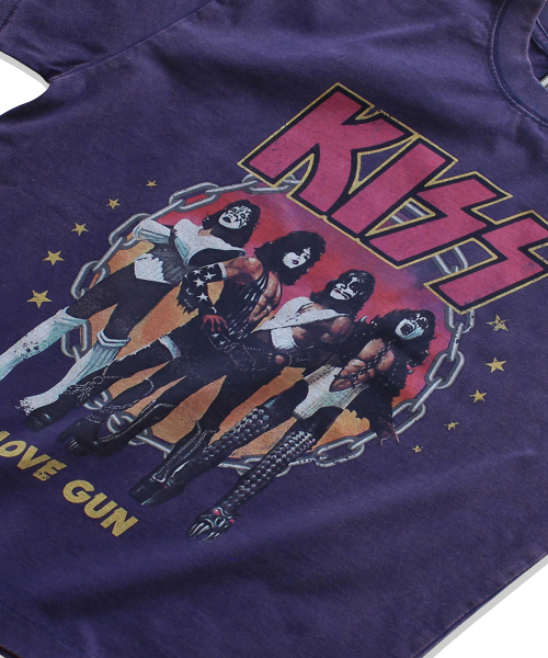MAINBOOTH（メインブース）の「[KISS] ラブガンTシャツ（ディープパープル）（Tシャツ/カットソー・レディース・その他・1/2/3）」の5枚目の写真