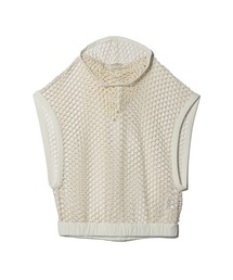 ESTNATION | ESSENCEOFLUXURY / メッシュフーディトップス(シャツ/ブラウス)