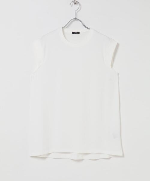 ITEMS URBANRESEARCH(アイテムズ アーバンリサーチ)の「カットジョーゼットフレンチTシャツ(Tシャツ/カットソー・レディース・ホワイト/ブラック/ブラウン・FREE)」の19枚目の写真
