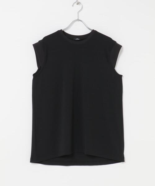 ITEMS URBANRESEARCH(アイテムズ アーバンリサーチ)の「カットジョーゼットフレンチTシャツ(Tシャツ/カットソー・レディース・ホワイト/ブラック/ブラウン・FREE)」の15枚目の写真