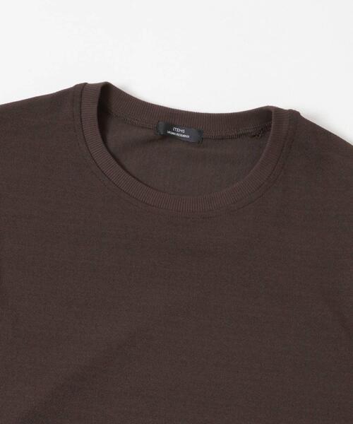ITEMS URBANRESEARCH(アイテムズ アーバンリサーチ)の「カットジョーゼットフレンチTシャツ(Tシャツ/カットソー・レディース・ホワイト/ブラック/ブラウン・FREE)」の9枚目の写真