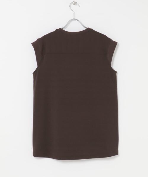 ITEMS URBANRESEARCH(アイテムズ アーバンリサーチ)の「カットジョーゼットフレンチTシャツ(Tシャツ/カットソー・レディース・ホワイト/ブラック/ブラウン・FREE)」の11枚目の写真