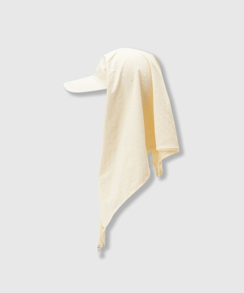 THINGS THAT MATTER(シングス ザット マター)の「SCARF DESIGN NYLON CAP / スカーフ デザイン ナイロン キャップ(キャップ・レディース・オフホワイト/ブラック・FREE)」の21枚目の写真