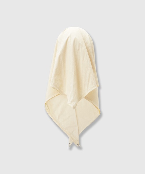 THINGS THAT MATTER(シングス ザット マター)の「SCARF DESIGN NYLON CAP / スカーフ デザイン ナイロン キャップ(キャップ・レディース・オフホワイト/ブラック・FREE)」の20枚目の写真