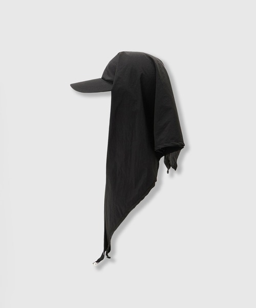 THINGS THAT MATTER(シングス ザット マター)の「SCARF DESIGN NYLON CAP / スカーフ デザイン ナイロン キャップ(キャップ・レディース・オフホワイト/ブラック・FREE)」の15枚目の写真