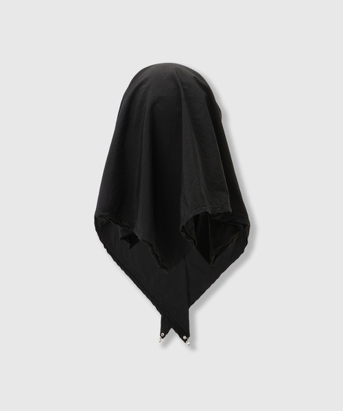 THINGS THAT MATTER(シングス ザット マター)の「SCARF DESIGN NYLON CAP / スカーフ デザイン ナイロン キャップ(キャップ・レディース・オフホワイト/ブラック・FREE)」の14枚目の写真