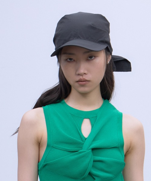 SCARF DESIGN NYLON CAP / スカーフ デザイン ナイロン キャップ