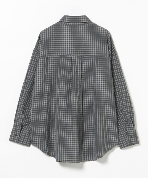BEAMS HEART(ビームスハート)の「チェック オーバーサイズ シャツ(シャツ/ブラウス・レディース・イエロー/ベージュ/ブラック・FREE)」の22枚目の写真