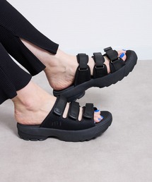 ST:MEI LADIES TRIPLE STRAP SANDAL メイ　厚底トリプルストラップサンダル