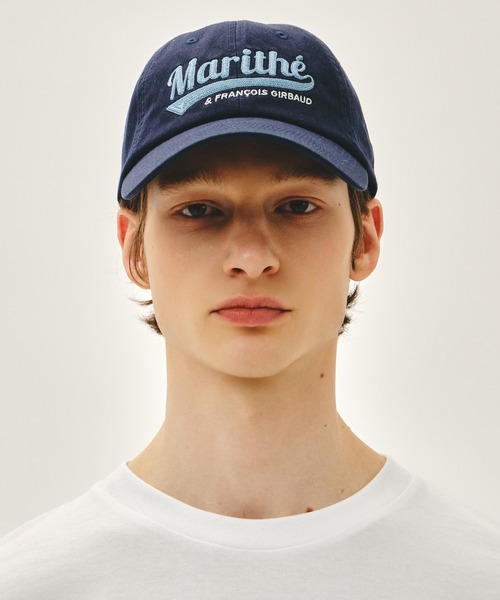 MARITHE + FRANCOIS GIRBAUD(マリテフランソワジルボー)の「VINTAGE BASEBALL GRAPHIC CAP(キャップ・レディース・グレー/ネイビー・フリー)」の2枚目の写真