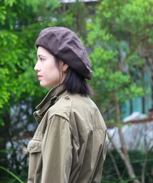 KIJIMA TAKAYUKI（キジマ　タカユキ）の「WOOL TWILL 8PANEL BERET（ハンチング/ベレー帽）」