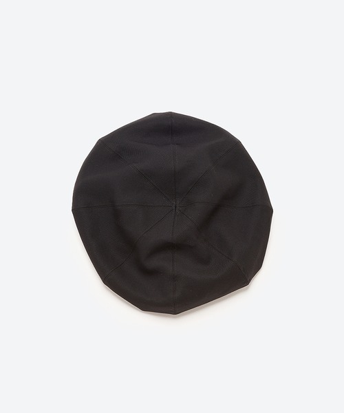 KIJIMA TAKAYUKI（キジマ　タカユキ）の「WOOL TWILL 8PANEL BERET（ハンチング/ベレー帽・レディース・ダークブラウン/サックスブルー/ブラック・61/59/57）」の2枚目の写真