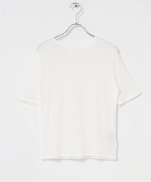 URBAN RESEARCH ROSSO WOMEN(アーバンリサーチ ロッソ)の「バックリボンカットソー(Tシャツ/カットソー・レディース・オフホワイト/ブラウン/ネイビー・FREE)」の16枚目の写真